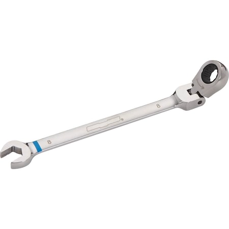 Channellock Metric 8 mm 12-Point Ratcheting Flex-Head Wrench 320749